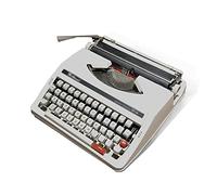 KHYTEBV Máquina de Escribir Manual, máquina de Escribir mecánica portátil Retro para Notas, Cartas y Escritura Creativa - Colección literaria Vintage.