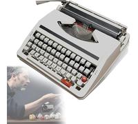 KHYTEBV Máquina de Escribir Manual portátil Tradicional Máquina de Escribir Manual Creativa portátil Tradicional Uso Normal, para Notas o Cartas o Escritura Creativa