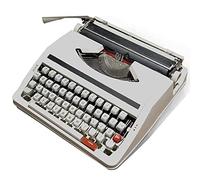KHYTEBV Máquina de Escribir mecánica Retro portátil, máquina de Escribir Manual Vintage, Ideal para Cartas, Escritura Creativa, Manualidades, Escritura Libre (Incluye Dos Unidades)