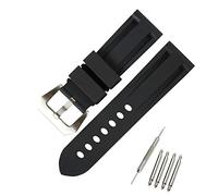 KHZBS Correa de reloj de goma de 24 mm para Panerai PAM441 111 PAM00112 384 1312 correa de reloj deportivo accesorios de pulsera