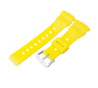 KHZBS Correa de reloj de resina de repuesto para Casio ba110 BA-111 BA-112 BA-120 BA-125 Baby-g analógico-digital (14 mm) 14 mm, amarillo