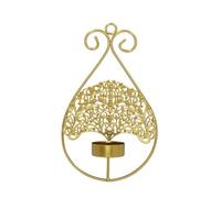 KHZen Diseños Elegantes Árboles Árboles Vela Vela Pared Metal para Decoraciones Caseras Estilos Europeos Muro Colgante Adorno Velas