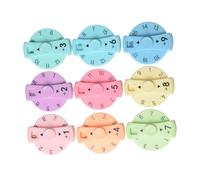 KHZen Realización Matemáticas Creativas Interpretación Educación Matemática Spinner para Estrés Reducir A Los Niños Toy Aprendizaje 9 Piezas
