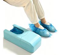 KHZKHC Dispensador Automático De Cubrezapatos, Aplicador De Cubrezapatos Desechables Manos Libres, Tipo Manual Extraíble, con 90 Unidades, para Hogar, Oficina, Hospital, Sala Blanca Y B