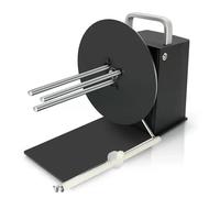 KHZKHC Rebobinador Automático De Etiquetas, Rebobinador De Etiquetas con Velocidad Ajustable, Máquina Rebobinadora De Etiquetas Bidireccional, Soporte De Núcleo De 5 Pulgadas/130 Mm De Ancho