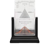KHZKHC Tablero Galton De Escritorio, Demostrador De Probabilidad, Diseño De Representación Visual, Modelo Experimental De Leyes Estadísticas, con Curva De Campana, Herramienta Didáctica