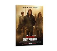 KHZTTREXT Mission Impossible - Póster decorativo de protocolo fantasma para pared y decoración moderna de dormitorio familiar, 60 x 90 cm