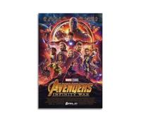 KHZTTREXT Póster decorativo de la Guerra del Infinito de Los Vengadores para pared y decoración moderna de dormitorio familiar, 30 x 45 cm
