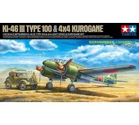 Ki-46 III Tipo 100 Y 4x4 Kurogane 1:48 Kit De Modelo De Plástico TAMIYA