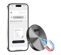 KI Grabadora de voz digital de 64 GB - Mini grabadora magnética con ChatGPT 4o, control de aplicaciones, transcripción en tiempo real, traducción y resumen, con cancelación de ruido, dispositivo de