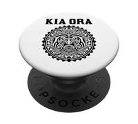 Kia Ora Cultura Nueva Zelanda Símbolo Maorí Haka Cultura PopSockets PopGrip Adhesivo
