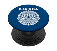 Kia Ora Cultura Nueva Zelanda Símbolo Maorí Haka Símbolo PopSockets PopGrip Adhesivo