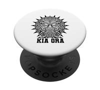 Kia Ora Culture Nueva Zelanda Símbolo Maorí Haka Chant NZ PopSockets PopGrip Adhesivo