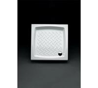 Kiamami Valentina - Plato de Ducha Cuadrado de cerámica 90x90cm h10 cm | Topacio