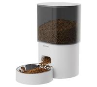 Kiano Astra - Dispensador automático de croquetas de 3 L para gatos y perros pequeños, hasta 10 comidas por día, aplicación Smart Life, programación de porciones, grabación de voz
