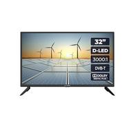 Kiano Slim TV Televisores 32" Pulgadas 80 cm |Triple Tuner DVB-T2 Ci Ci+ | LED HD TV Pantalla | 2 HDMI Entradas | Multimedia USB | Dolby Audio | PVR | Hotel Mode | Negro | Modelo 2022