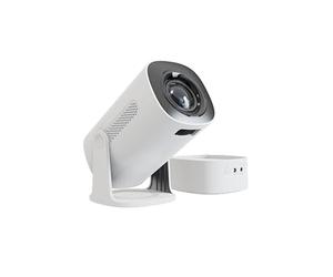 KIANO Visión Smart Proyector de tamaño de viaje - Mini proyector portátil HD con WiFi, Bluetooth, aplicaciones integradas y batería recargable
