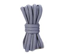 KIANSLA Cordones de zapatos ovalados Medio redondo atlético para correr Zapatillas de deporte Cuerdas 33 Color Durable sin decoloración Cordón de zapato, Gris