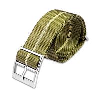 Kiaoeiuyti Banda de vigilancia de nylon militar para Tudor Watch Strap 22 mm French Trops OTAN Zulu Pulsera de paracaídas (Color: A27 Silver Cuase, Tamaño: 20 mm) Interesting life