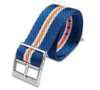 Kiaoeiuyti Banda de vigilancia de nylon militar para Tudor Watch Strap 22 mm French Trops OTAN Zulu Pulsera de paracaídas (Color: A27 Silver Cuase, Tamaño: 20 mm) Interesting life