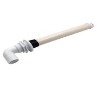 KIAOPU For Barco, 1-1/2 ", 90 Grados, pasacasco Marino con Tubo de desbordamiento, Accesorio de Hardware Marino