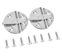 KIAOPU Marine Door Latch 316 Stainless Steel Round Turn Button Twist Catch 55mm for Boat Door Cabinet Hatch Hardware Accessories(2)