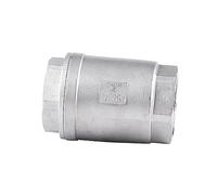 KIAOPU Válvula de retención de Resorte en línea de elevación Vertical DN15 DN20 DN25 DN32 DN40 DN50 1/2" 3/4" 1" 1-1/4" 1-1/2" 2" BSPT Acero Inoxidable SS304(DN40)(DN40)