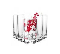 KIAPPO Juego de vasos de whisky MIXOLOGY 350 ml - Vasos pesados de cristal grueso - Para whisky, agua, bebidas y zumos - Apto para lavavajillas - Diseño elegante para disfrutar con estilo