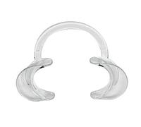 Kiara World Dientes medio del abridor del labio de la boca que blanquean la mejilla oral dental flexible retractor C forma/protector bucal juego del desafío