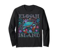 KIAWAH ISLAND SC BLUE CRAB VERANO PLAYA REGALOS DE VACACIONES Manga Larga