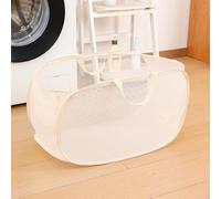 KIAYOO Cesto Ropa Plegable,Cesta Ropa Sucia,Cesta Ropa Limpia para para el Baño,Dormitorio,Lavandería,Habitación de los Niños,Hotel y Viajes,Beige