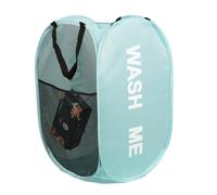 KIAYOO Cesto Ropa Plegable,Cesta Ropa Sucia,Cesta Ropa Limpia para para el Baño,Dormitorio,Lavandería,Hotel y Viajes,Azul