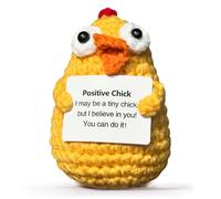 KIAYOO Patata Positiva,Regalo Original y Divertido Idea Graciosa Positive Potato Gallo Peluche Inusual Muñeco de Humor y Motivación Cumpleaños Navidad Regalo para Hombres Mujeres Chicas Padre Madre