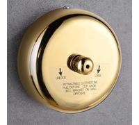 KIAYOO Tendedero Retráctil, Cuerda para Tender La Ropa Pared Interior & Exterior,Washing Line Indoor Outdoor para Pisos Hoteles Baños Balcones Caravanas,Dorado