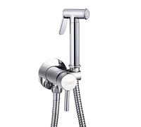 Kibath 1151414 - Grifo para el WC con ducha de mano, higiene íntima para sustitución del bidet, monomando agua fría y caliente
