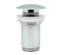 Kibath 170222 Válvula clic clac (tapón grande), Cromo Brillo