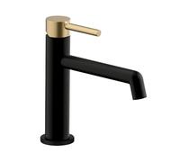 Kibath Grifo De Lavabo monomando OSO acabado negro mate fabricado en latón