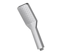 Kibath L143511 Mango Ducha de Mano maneral Cuadrado 1 posición Mal. Ligero y con Efecto de Lluvia Natural. Fabricada en ABS con Acabado Cromo Brillo. Sistema antical. Conexión Universal