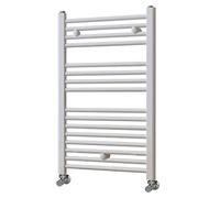 Kibath L305474 Toallero Secatoallas radiador para integrar en Circuito de Agua Caliente, Tubos de Acero con Acabado Lacado en Blanco 800x500. Válido para Red de calefacción estandar