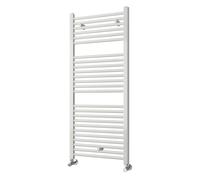 Kibath L484503 Toallero Radiador Secatoallas 120 cm x 50 cm Circuito calefacción Acabado Blanco Fabricado en Acero-No eléctrico