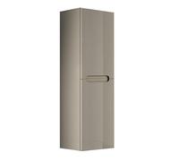 Kibath Mueble Auxiliar de Baño Victoria 35x110 cm de Colgar Acabado Moka Mate Fabricado en Madera