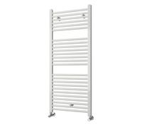 Kibath Toallero Radiador Secatoallas 120 cm x 50 cm circuito calefacción acabado blanco fabricado en acero - No eléctrico