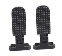 KiBcsLic 1 Par de Pedales Traseros Plegables Y Ligeros para Bicicleta con Placas Antideslizantes.