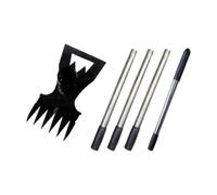 KiBcsLic 1 Pieza Weeding Remover Extractor de Manual con Acero Carbono Antioxidante para Excavar Y Limpiar Tierra Compacta Adecuada para Jardines