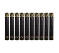 KiBcsLic 10 Piezas de Boca Metálica de Metralla para Bolso DIY con Cadena DIY, 8x1.4 cm de Plata