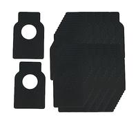 KiBcsLic 100 Etiquetas para El Cuello de Botellas de Vino, Etiquetas Distintivas para Botellas de Bebidas, Etiquetas para Bodega de Vinos, negro, tal como se describe