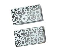 KiBcsLic 2 Fundas para Pastillas de Guitarra, Resistentes Y Profesionales, con Espaciado entre Postes de 50 Mm/52 Mm, Fáciles de Instalar, Engranaje Plateado