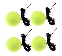 KiBcsLic 2 Piezas Pelota de Entrenamiento de Tenis con Cordón Bungee Fuerte Auxiliar para Ejercicios Técnicos Adecuada para Adultos Niños Al Aire Libre