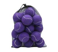 KiBcsLic 20 Pelotas de Tenis de Entrenamiento, Elásticas Y Resistentes Al Desgaste, Ideales para Actividades de Raqueta en Interiores, PÚrpura