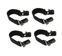 KiBcsLic 2X Correas Ajustables para Botas, Estribos para Piernas, Clips Elásticos para Pantalones,